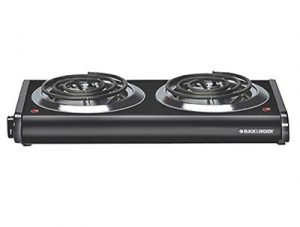 Black And Decker Double-Burner Portable Buffet Range