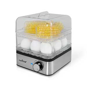 Pyle PKEC12 Rapid Egg Cooker and Vegetable Food Steamer