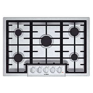 Bosch Stainless Steel Gas Sealed Burner Cooktop