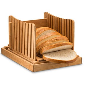 bamboo bread slicer cutting guide