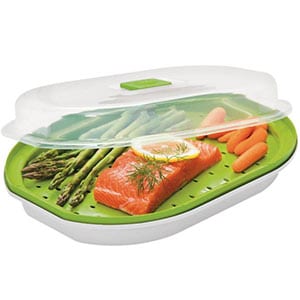 prepworks fish & veggie steamer