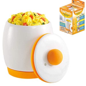 egg tastic ceramic microwave egg poacher