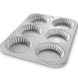 usa pan bakeware mini fluted 