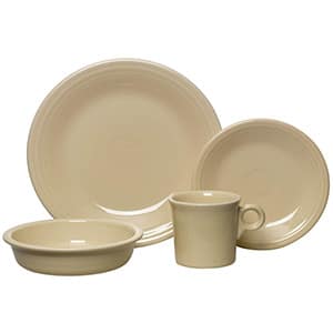 fiesta 4 piece dinnerware place setting