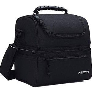 mier adult lunch box insulated lunch bag