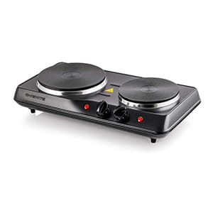 Double Hot Plate Electric Cast Iron Stove
