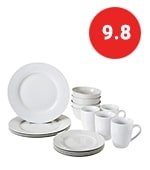 amazonbasics kitchen dinnerware set