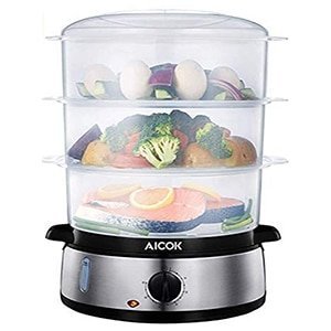 aicok food steamer vegetable steamer