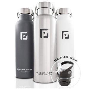 glacier vacuum insulated water bottle