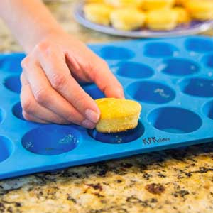 kpkitchen silicone muffin pan