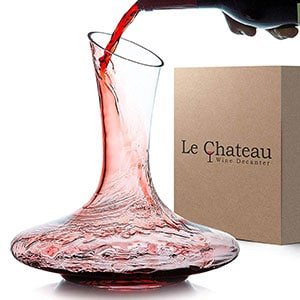 le chateau crystal wine decanter